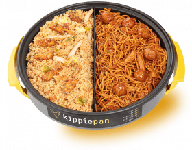 Maaltijdpan Nasi en Chinese Bami